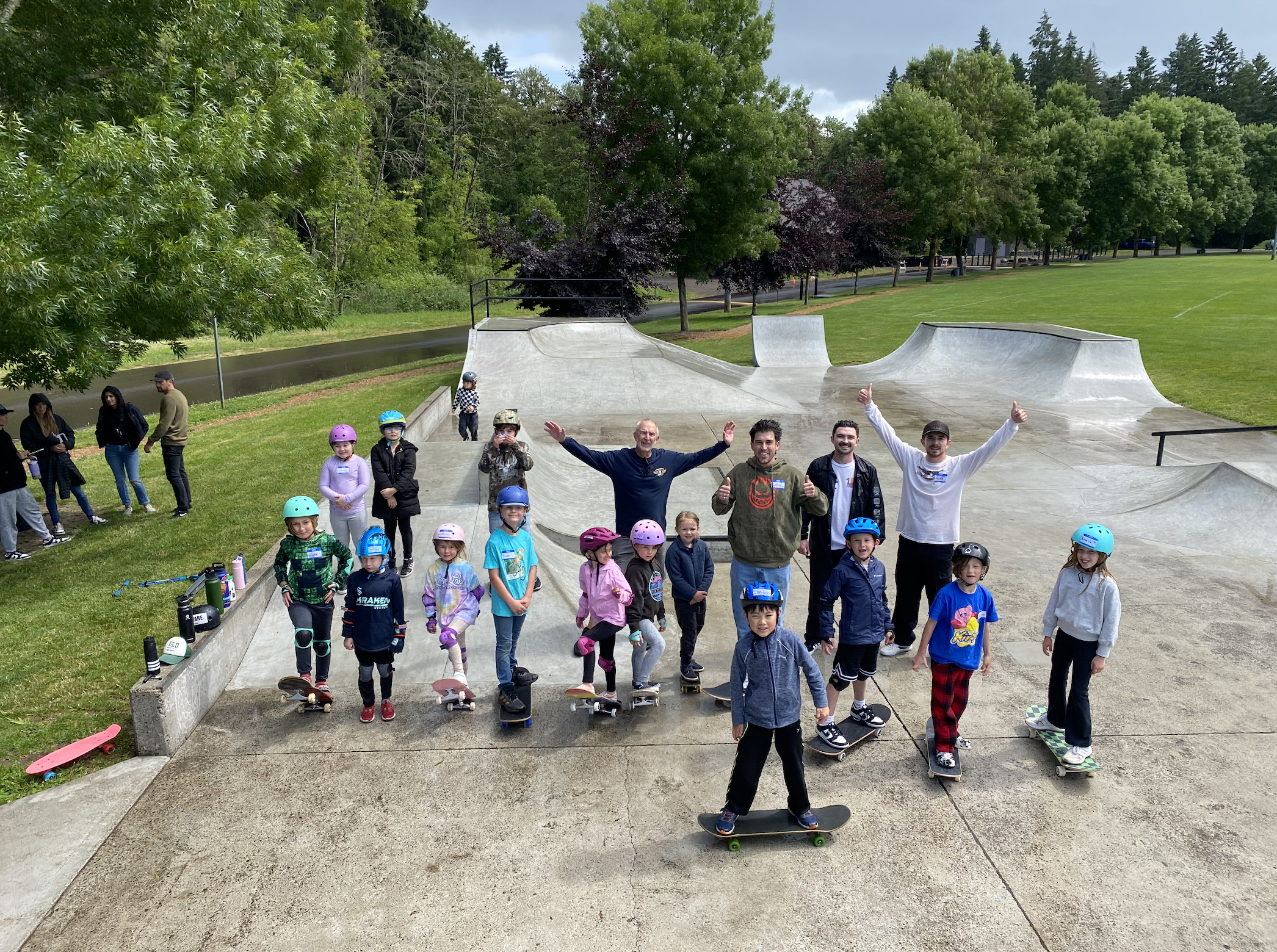 CKSk8 skate class group photo